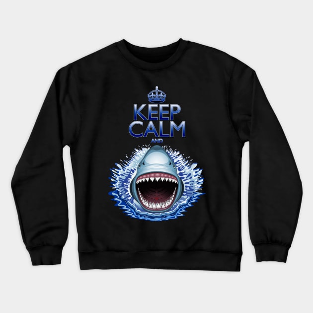 Keep calm Crewneck Sweatshirt by BluedarkArt